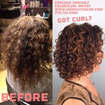 curly hair artist carleen sanchez reno nevada color expert wavy swavy coily salon specialist best